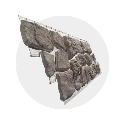 novik stone panels fs fieldstone faux interlocking appeal combines harmonious provides stones shapes various sizes rustic pattern into superior seamless